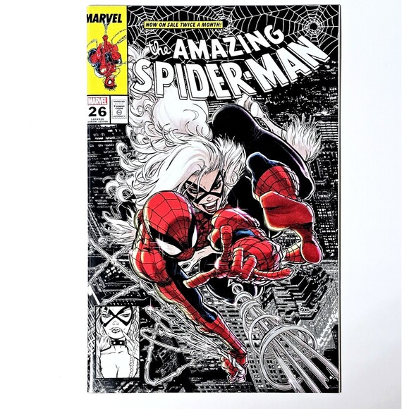 AMAZING SPIDER-MAN BLACK CAT #26 EXCLUSIVE VARIANT COVER ANDREWS KAARE MARVEL NM - Picture 1 of 4